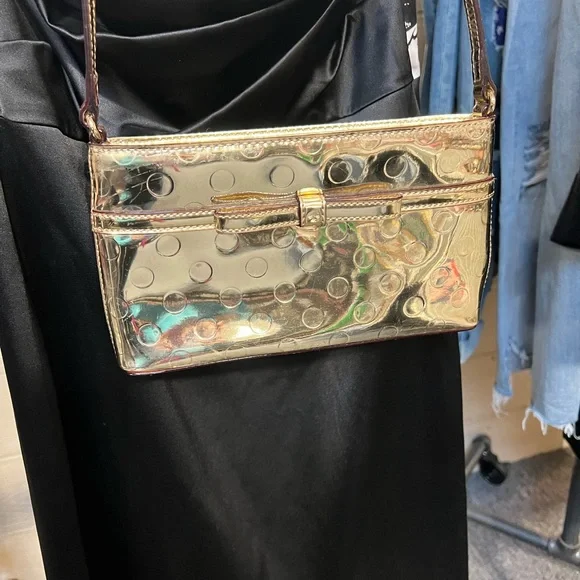 Kate Spade gold Metallic crossbody - Picture 2 of 3